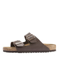 Birkenstock Arizona Birk Flor dark brown sandal with two straps