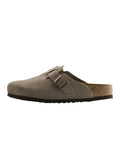 Birkenstock Boston clog with soft footbed in suede finish