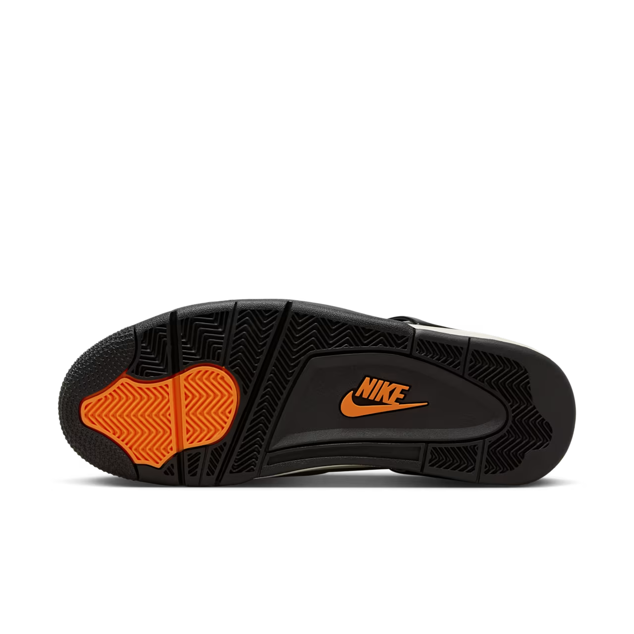 Air Jordan 4 Retro UNDEFEATED in olive nubuck with orange accents