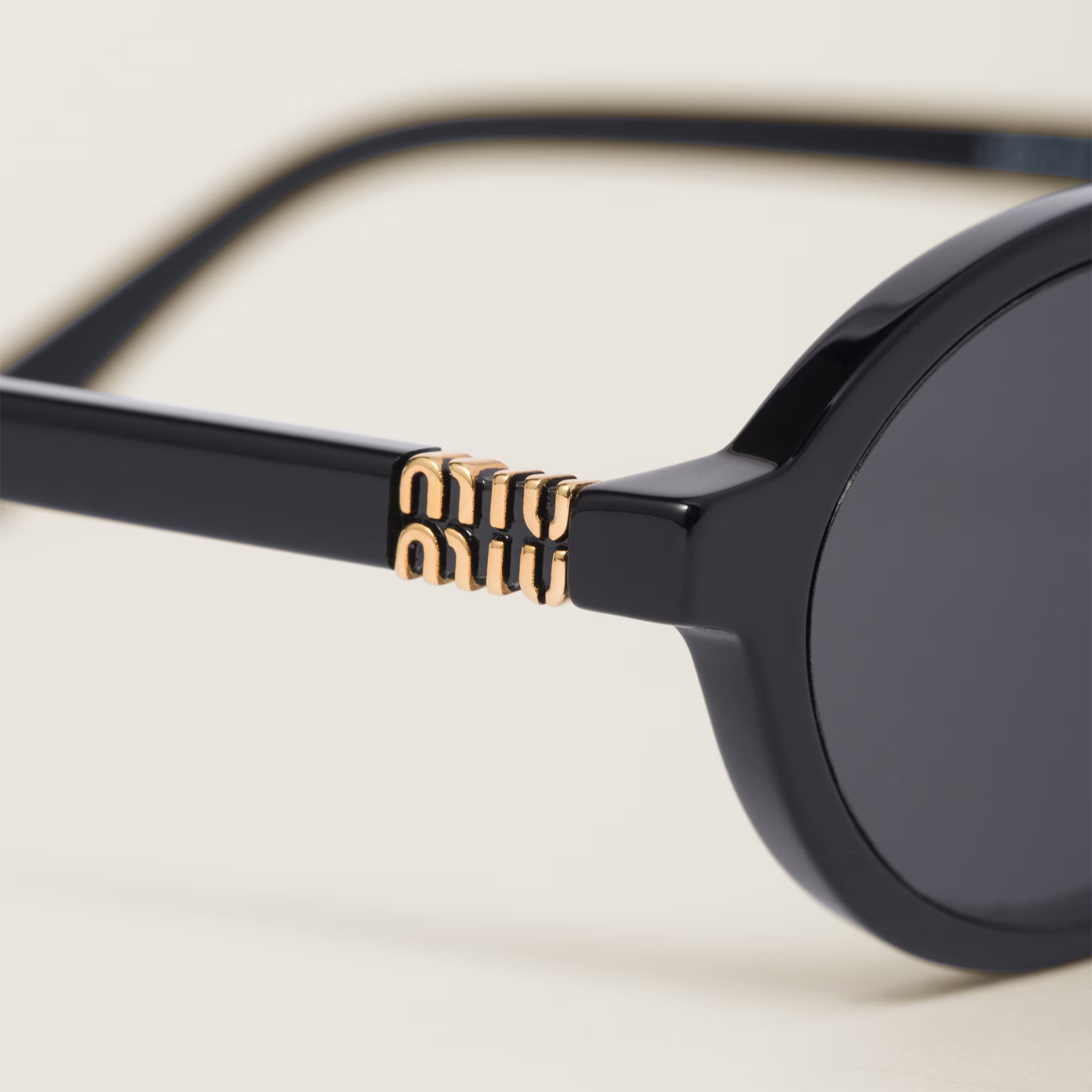 Miu Regard Sunglasses 'Slate Gray Lenses'